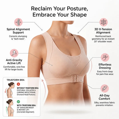 Seamless Cross-Back Support Bralette