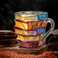 Book-Shaped Glass Mug