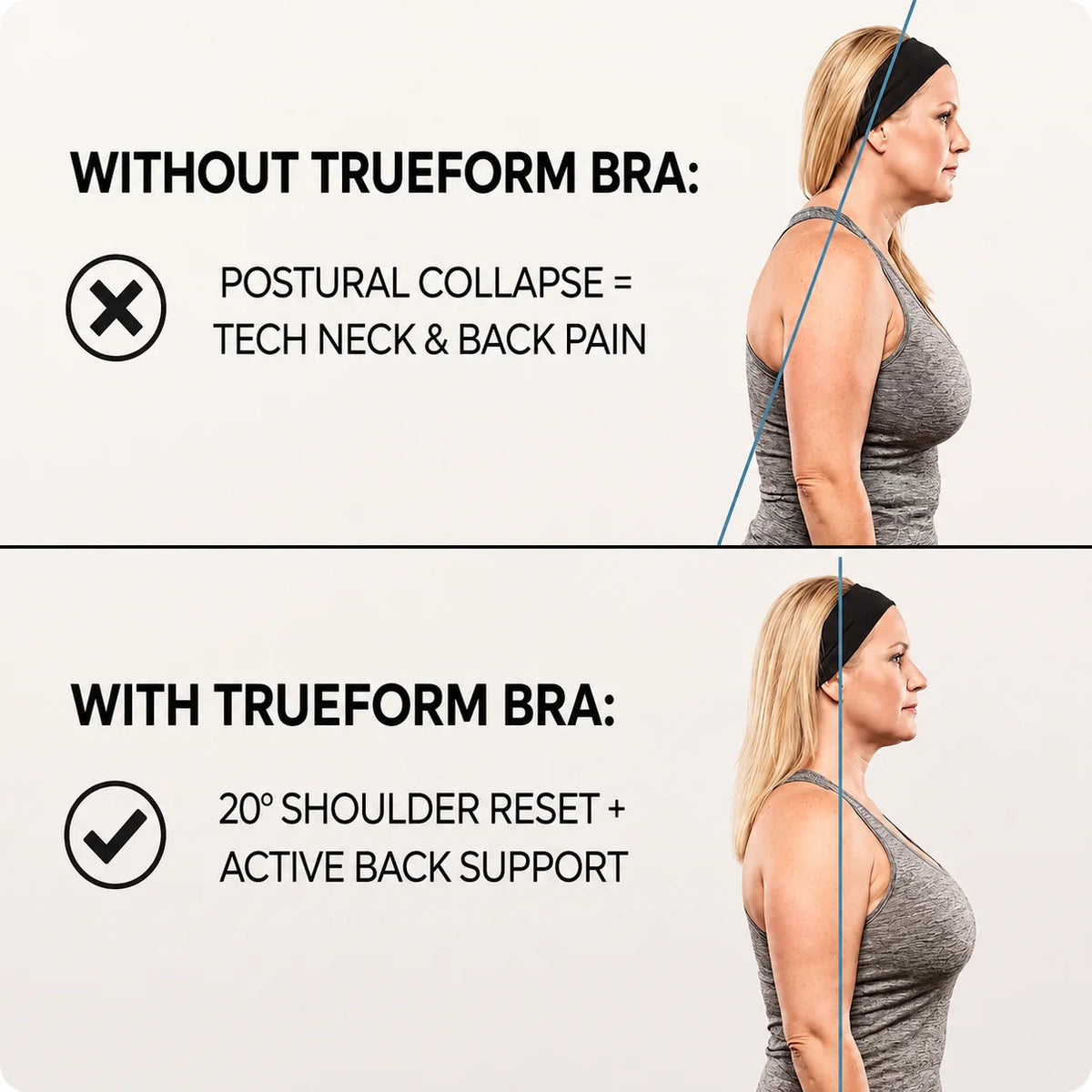 Seamless Cross-Back Support Bralette