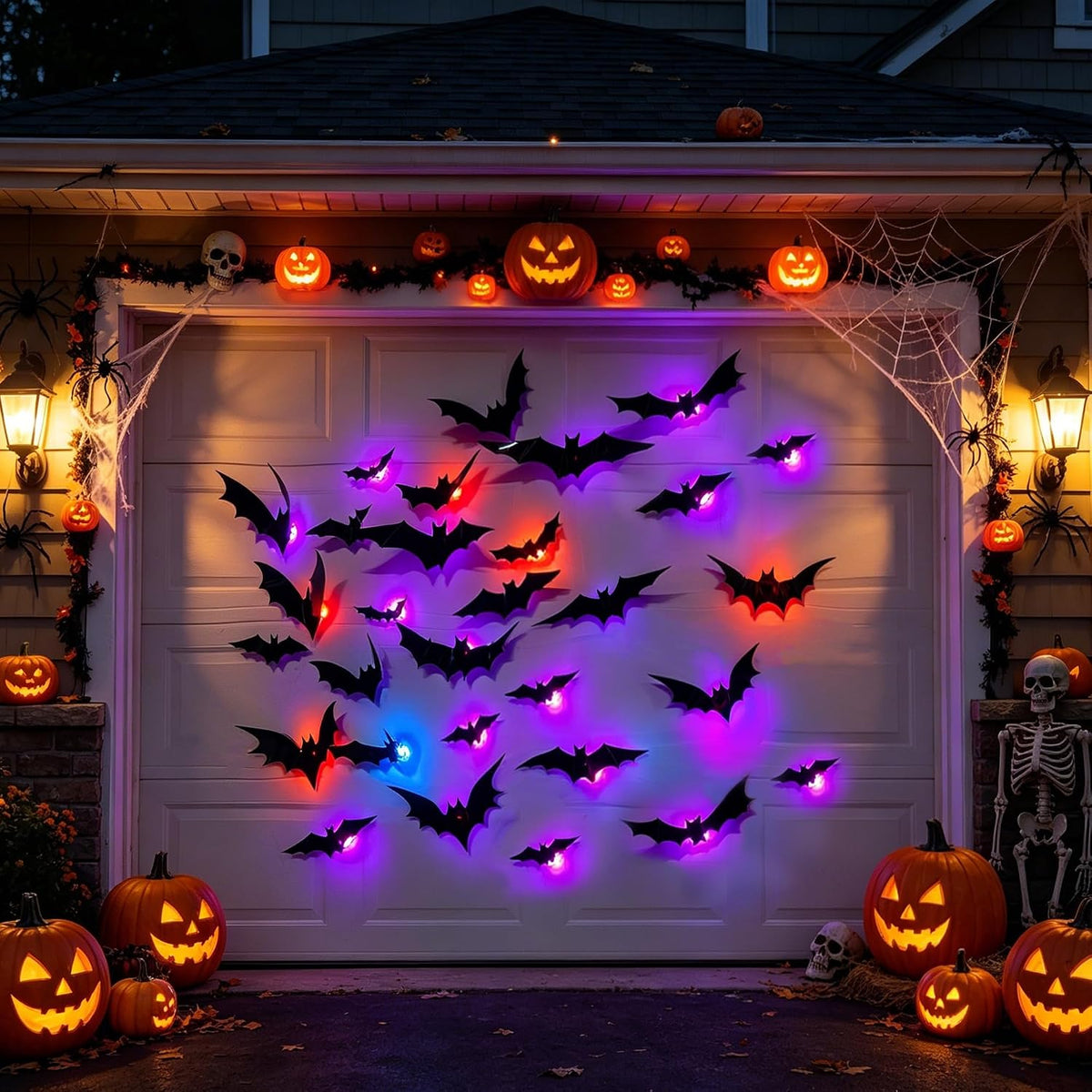 Spooky 3D Bats Wall Decor