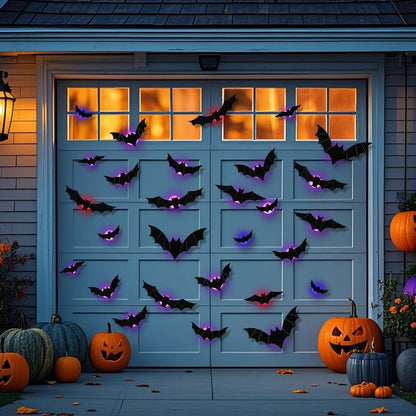 Spooky 3D Bats Wall Decor