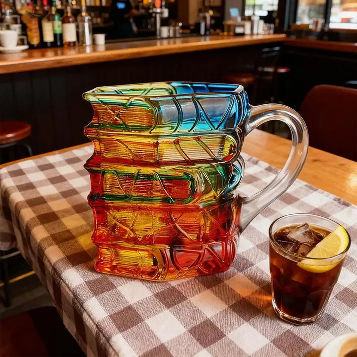 Book-Shaped Glass Mug