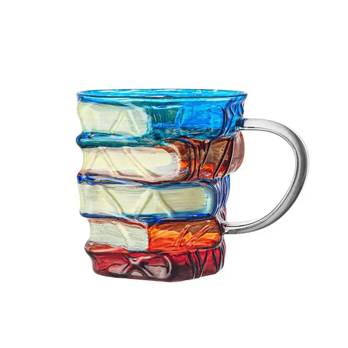 Book-Shaped Glass Mug