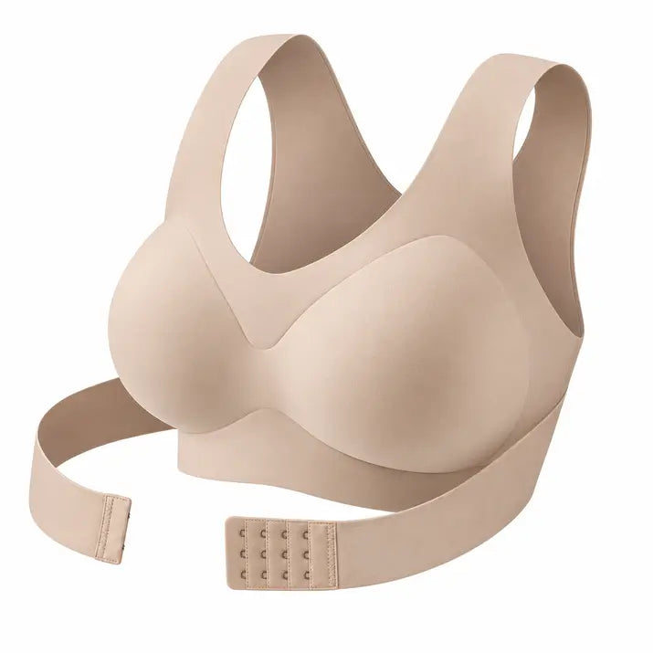 Seamless Cross-Back Support Bralette